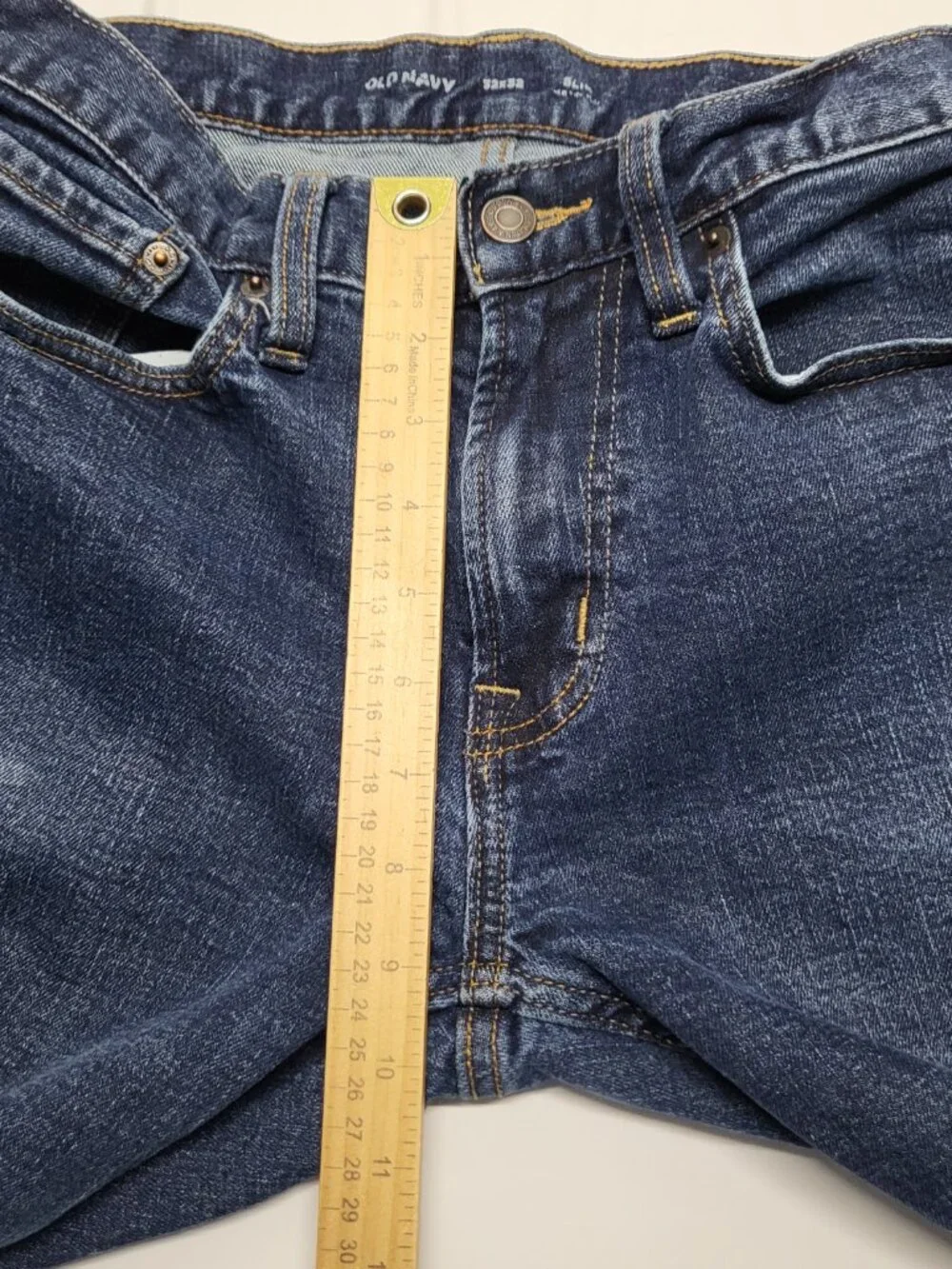 Old Navy Jeans Slim Stretch Mens 32 X 30 {Tag32X32) Blue Denim Pants